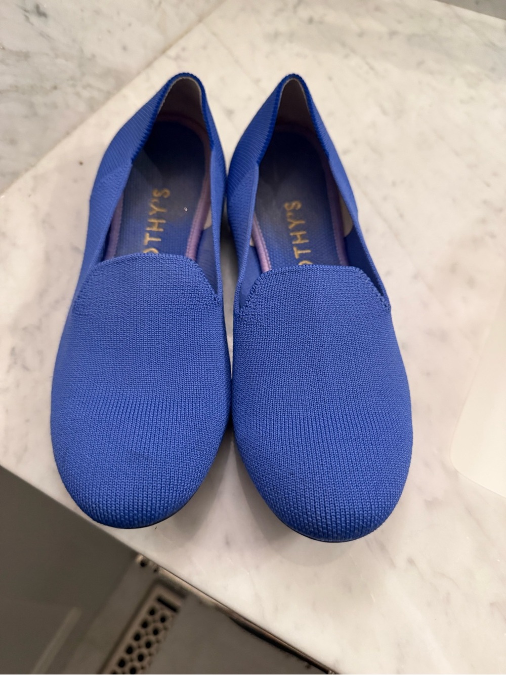 Rothy’s Royal Blue Knit Slip-On Flats